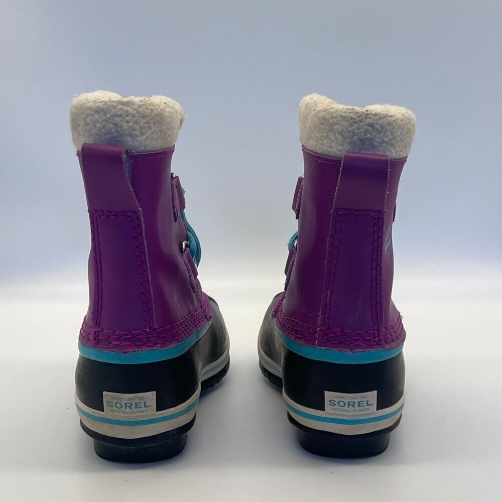 Sorel Yoot Pac Youth Waterproof Leather Winter Snow Boots – Size 12 - Picture 8 of 14